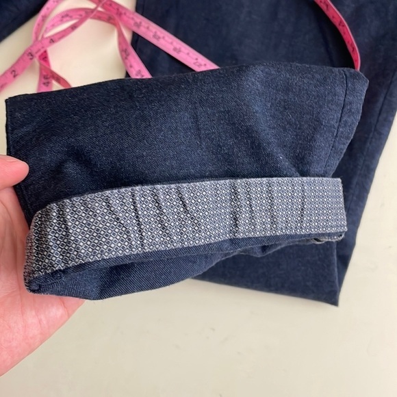 Ted Baker London Men’s Westin Classic Fit Brushed Cotton Trouser Pant Navy 38x31 - Picture 9 of 9